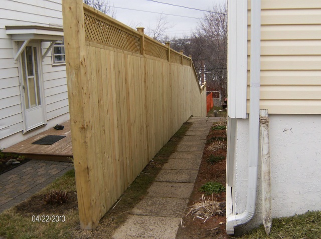 Wooden Privacy Fence 1