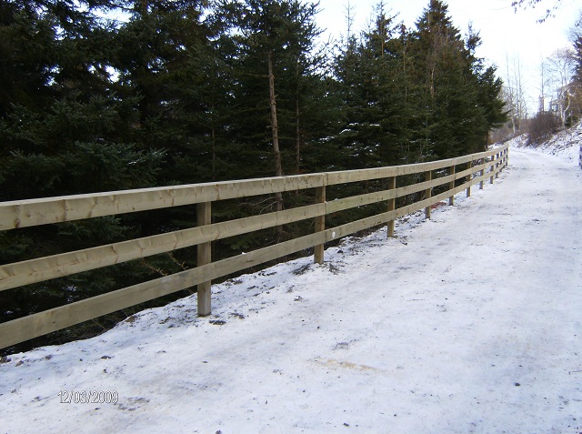 Wooden Barrier Fence 2