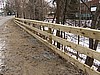Wooden Barrier Fence 1